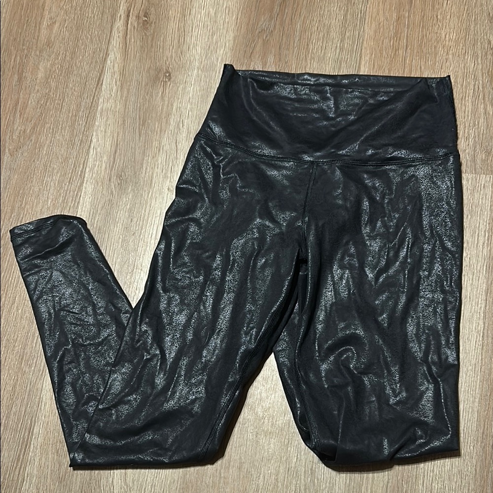Aerie Glossy Black Leggings